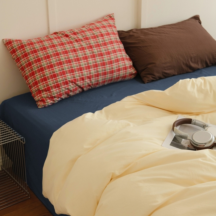 91家纺网 家纺一手货源 找家纺 尤米 2025新款亲肤舒适混搭ins风四件套系列 芝芝厚乳