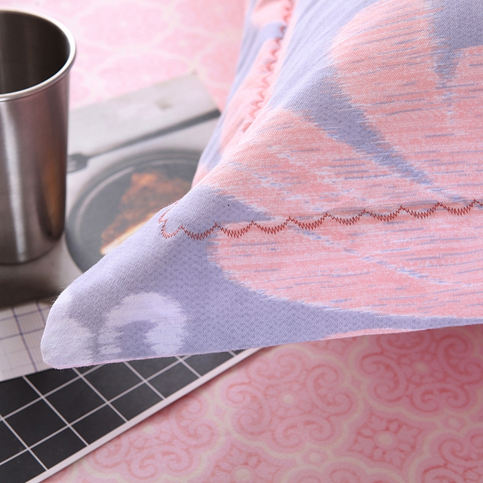 91家纺网 家纺一手货源 找家纺 威克凯丽 2024新款全棉活性磨毛四件套 蜜恋