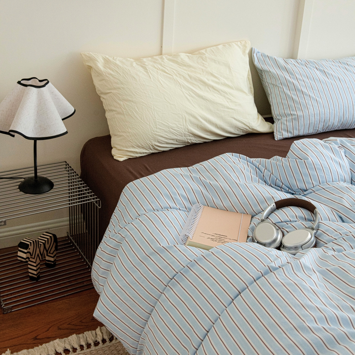 91家纺网 家纺一手货源 找家纺 （总）尤米 2025新款亲肤舒适混搭ins风四件套系列