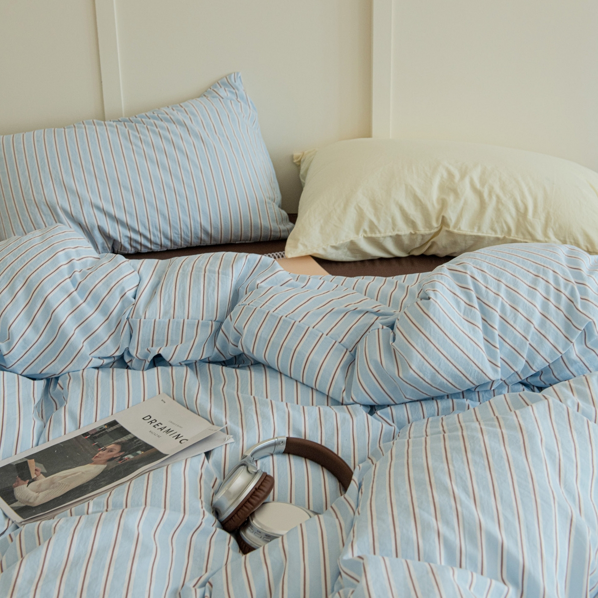 91家纺网 家纺一手货源 找家纺 （总）尤米 2025新款亲肤舒适混搭ins风四件套系列