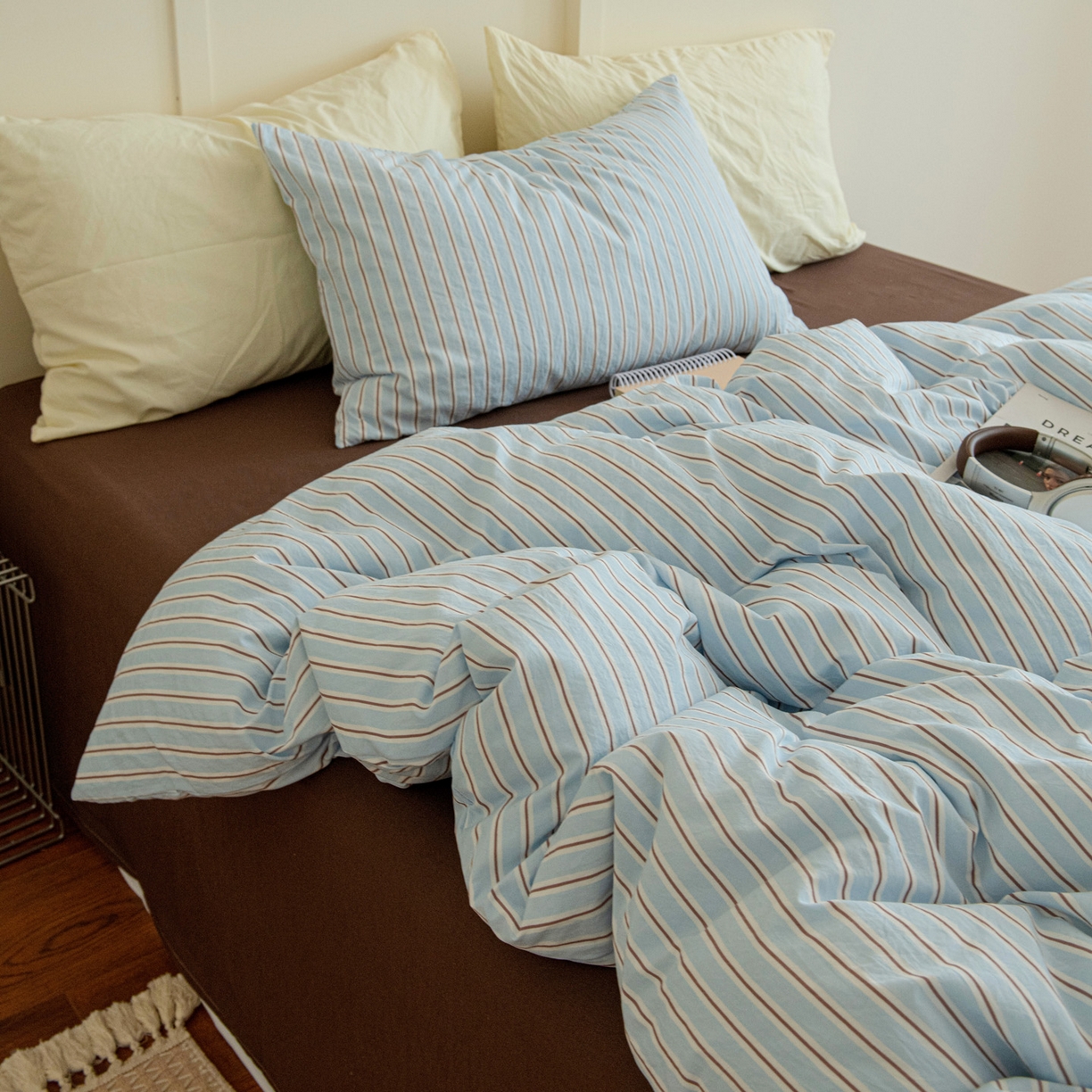 91家纺网 家纺一手货源 找家纺 （总）尤米 2025新款亲肤舒适混搭ins风四件套系列