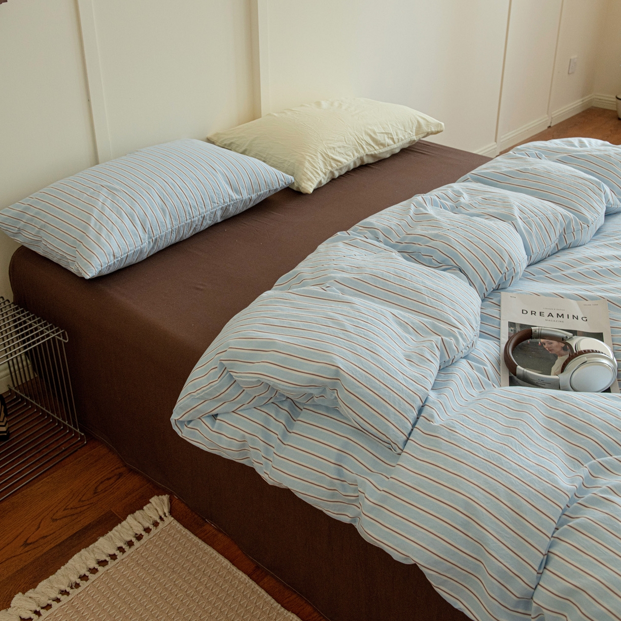 91家纺网 家纺一手货源 找家纺 （总）尤米 2025新款亲肤舒适混搭ins风四件套系列