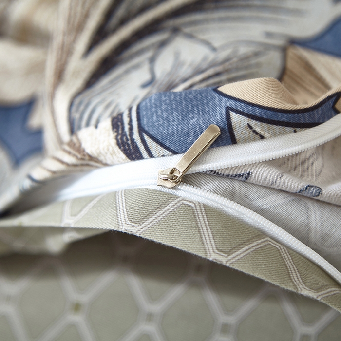 91家纺网 家纺一手货源 找家纺 威克凯丽 2024新款全棉活性磨毛四件套 纳罗德