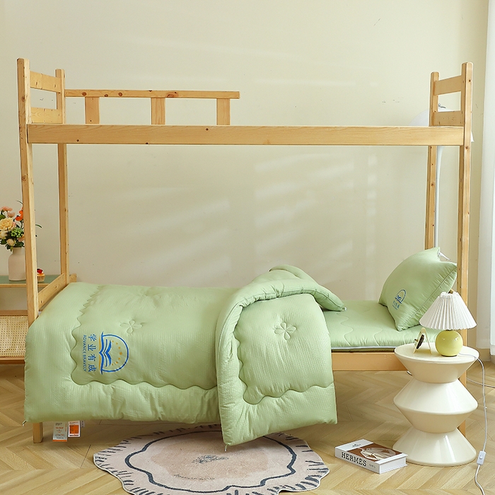 91家纺网 家纺一手货源 找家纺 鸿橡源 2025新款枕头枕芯 绿色