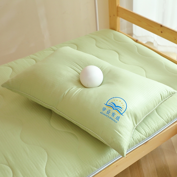 91家纺网 家纺一手货源 找家纺 鸿橡源 2025新款枕头枕芯 绿色
