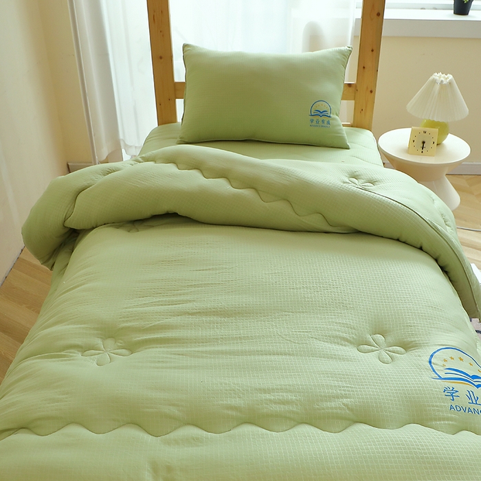 91家纺网 家纺一手货源 找家纺 鸿橡源 2025新款枕头枕芯 绿色