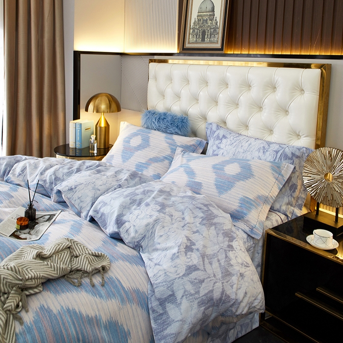 91家纺网 家纺一手货源 找家纺 威克凯丽 2024新款全棉活性磨毛四件套 诺特