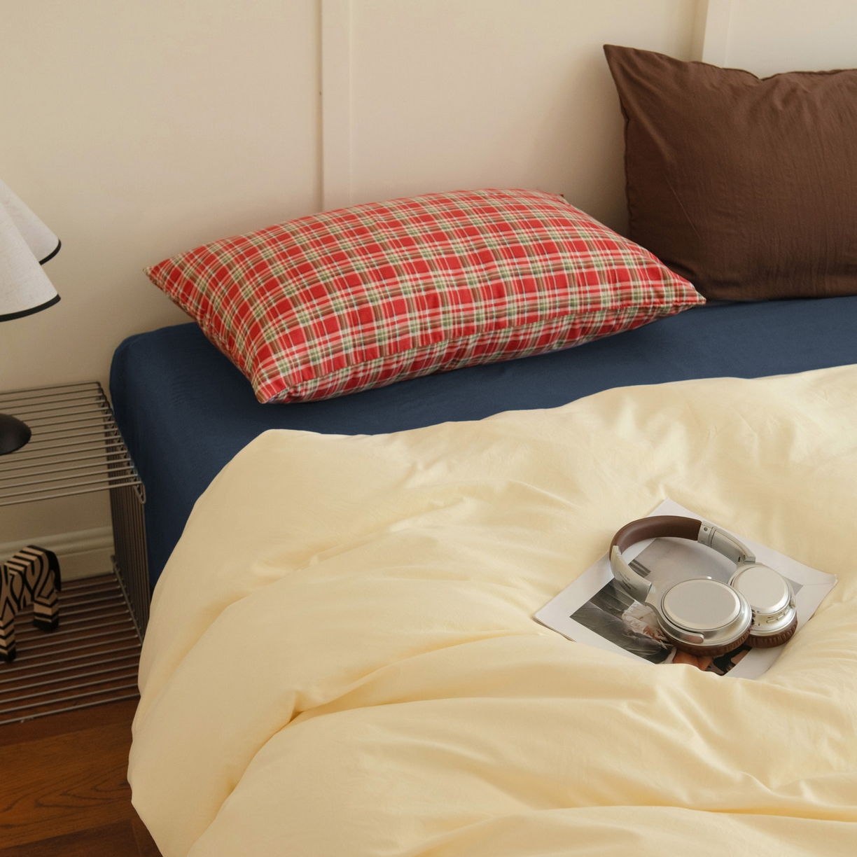 91家纺网 家纺一手货源 找家纺 尤米 2025新款亲肤舒适混搭ins风四件套系列 芝芝厚乳