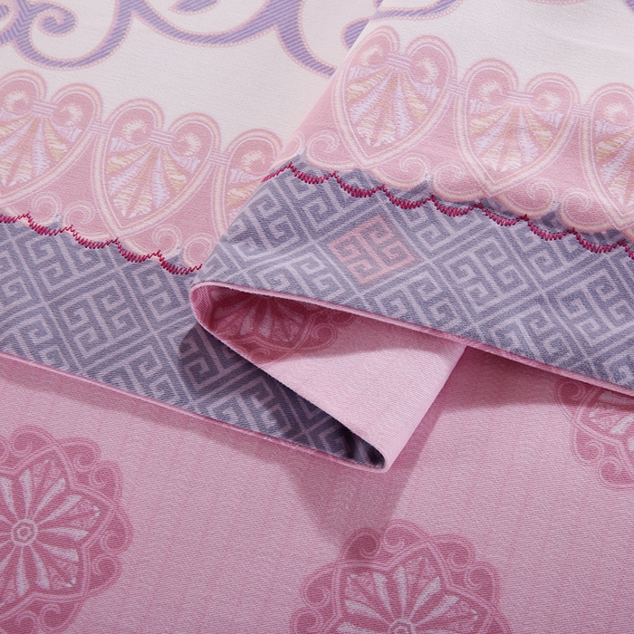 91家纺网 家纺一手货源 找家纺 威克凯丽 2024新款全棉活性磨毛四件套 柔汐