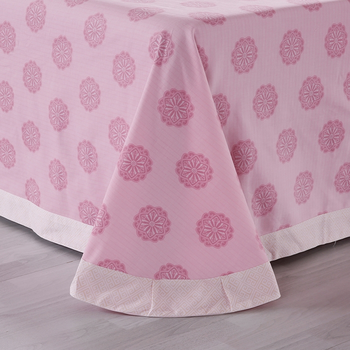 91家纺网 家纺一手货源 找家纺 威克凯丽 2024新款全棉活性磨毛四件套 柔汐