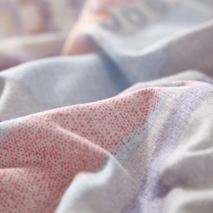 91家纺网 家纺一手货源 找家纺 威克凯丽 2024新款全棉活性磨毛四件套 瑟琳娜（紫）