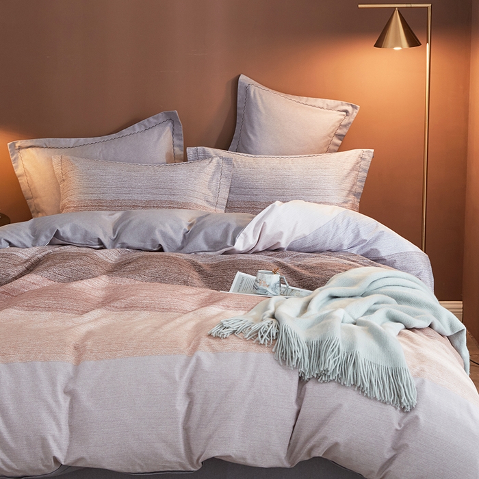 91家纺网 家纺一手货源 找家纺 威克凯丽 2024新款全棉活性磨毛四件套 瑟缇