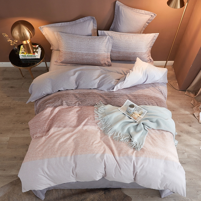 91家纺网 家纺一手货源 找家纺 威克凯丽 2024新款全棉活性磨毛四件套 瑟缇