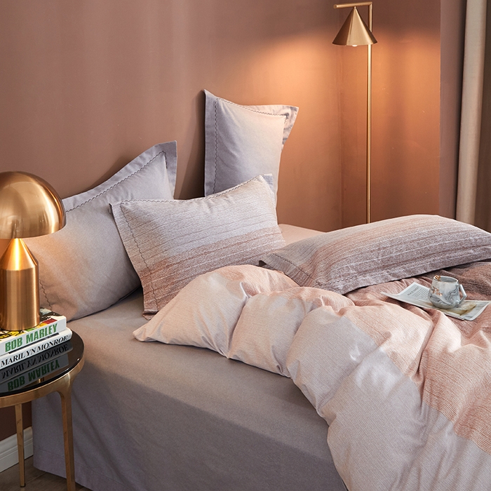 91家纺网 家纺一手货源 找家纺 威克凯丽 2024新款全棉活性磨毛四件套 瑟缇