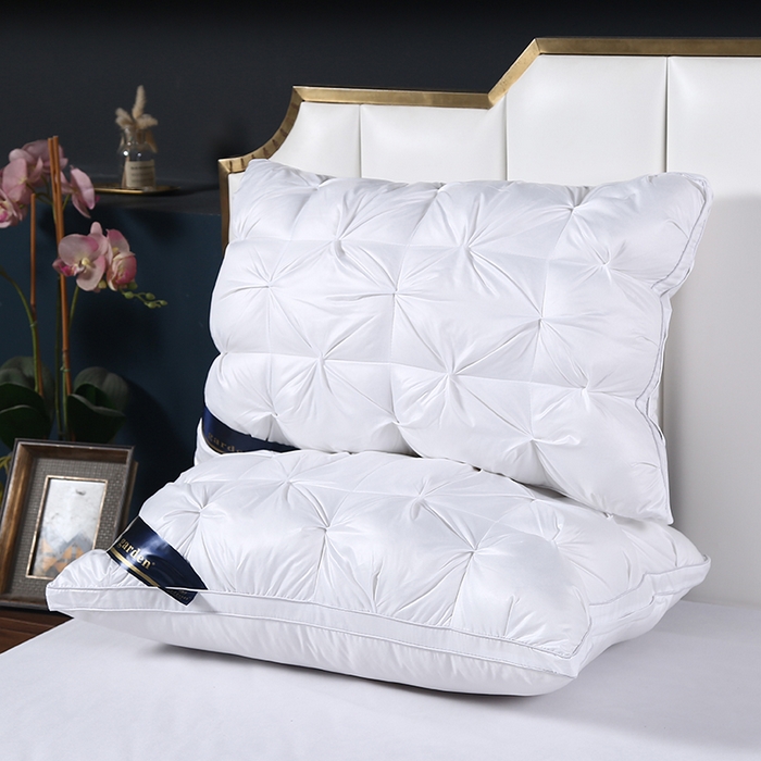 91家纺网 家纺一手货源 找家纺 （总）圣之寐 2025新款扭花磨毛羽丝绒枕头枕芯