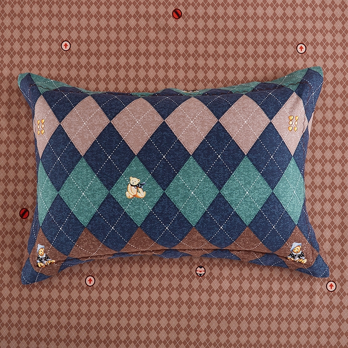 91家纺网 家纺一手货源 找家纺 威克凯丽 2024新款全棉活性磨毛四件套 熊宝贝