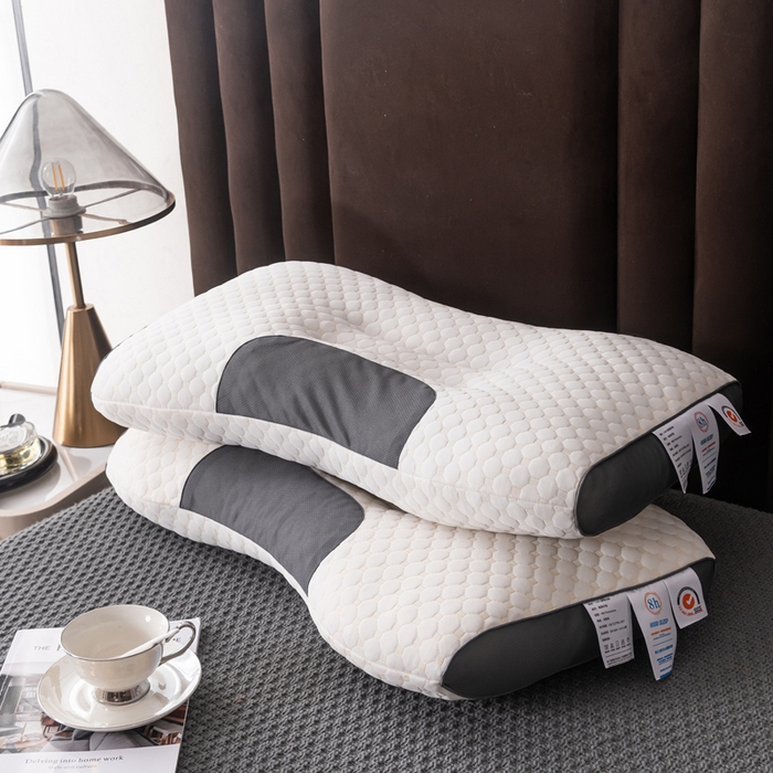 91家纺网 家纺一手货源 找家纺 （总）圣之寐 2025新款SPA针织棉3D按摩枕枕头枕芯