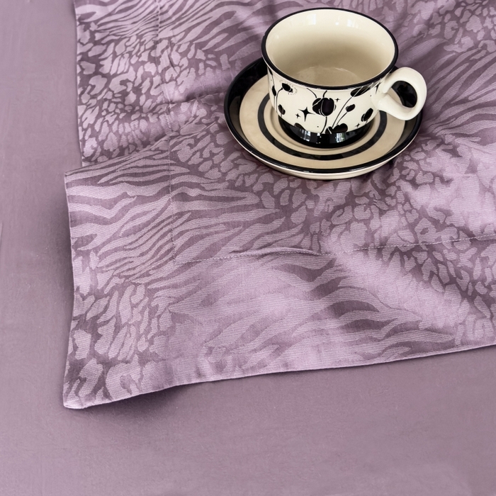 91家纺网 家纺一手货源 找家纺 威克凯丽 2024新款全棉提花四件套 米兰-香芋紫