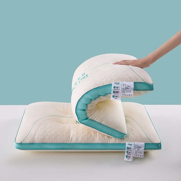 91家纺网 家纺一手货源 找家纺 （总）圣之寐 2025新款凉感丝植萃乳胶枕枕头枕芯