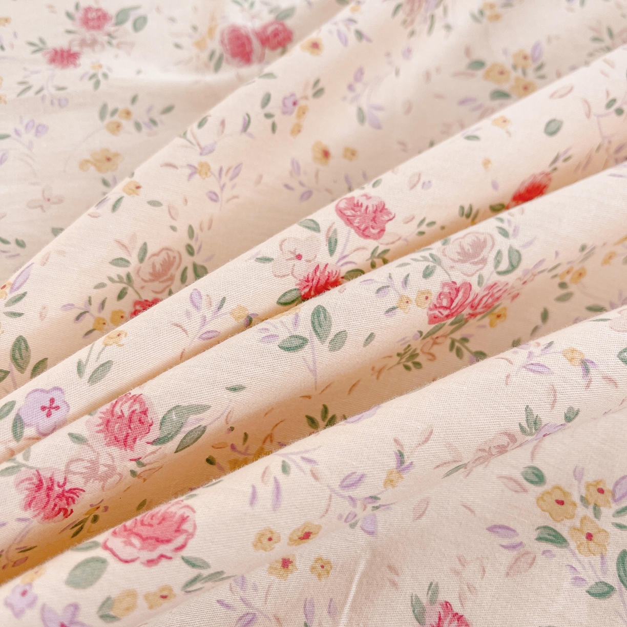 91家纺网 家纺一手货源 找家纺 缦彩 2025新款韩版全棉公主风枕套 雾岛听风