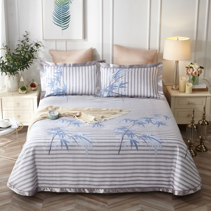 （总）威克凯丽 2024新款特价款竹语天丝软凉席三件套