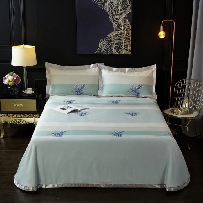 91家纺网 家纺一手货源 找家纺 （总）威克凯丽 2024新款特价款竹语天丝软凉席三件套