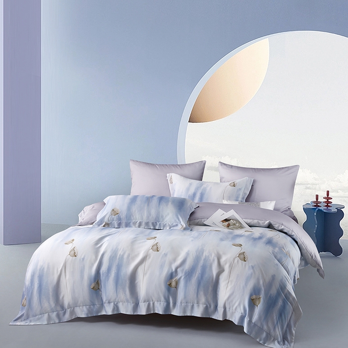 91家纺网 家纺一手货源 找家纺 （总）威克凯丽 2024新款金太阳60兰精天丝四件套