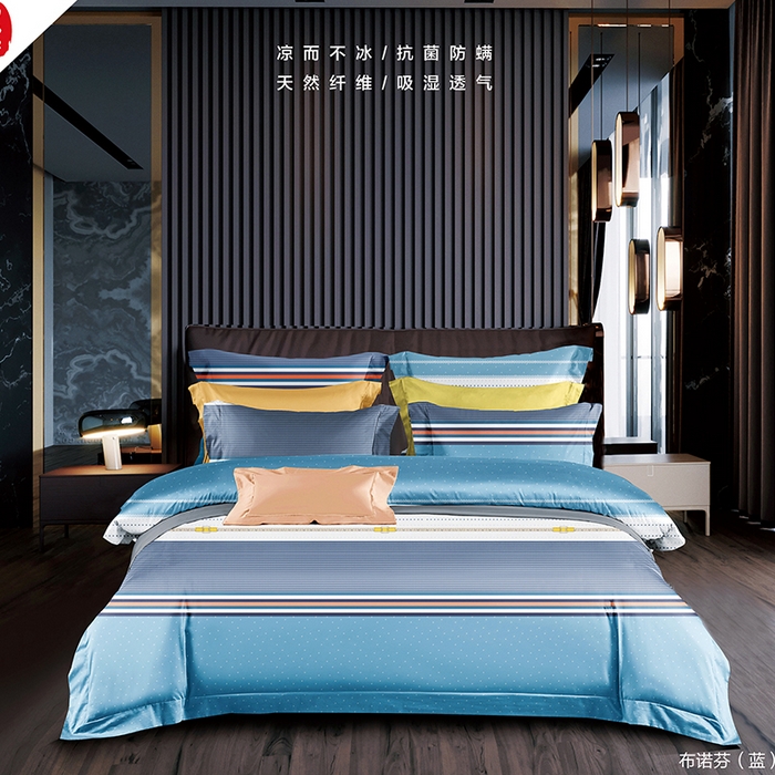 91家纺网 家纺一手货源 找家纺 （总）威克凯丽 2024新款特价款竹语天丝软凉席三件套