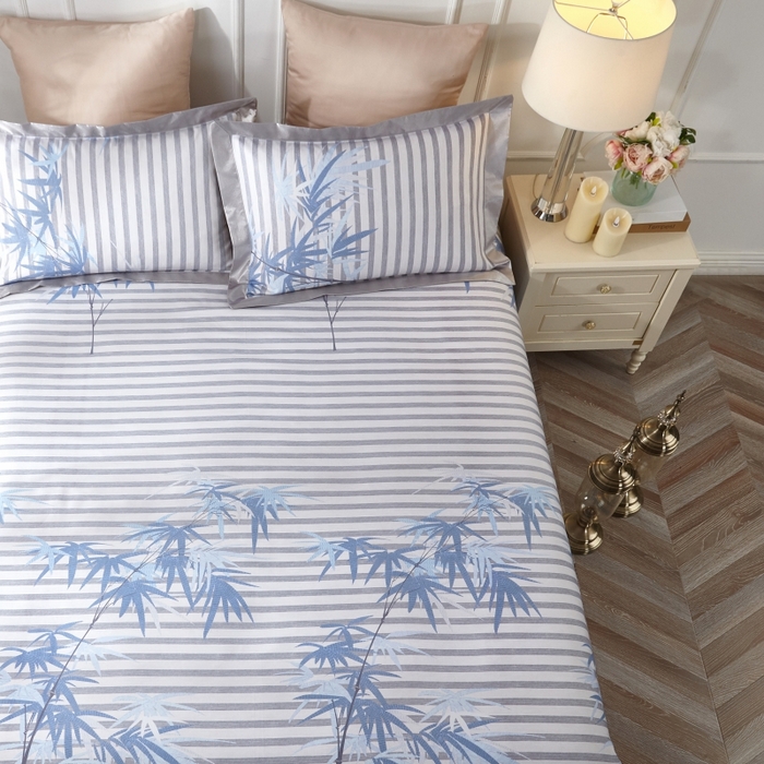 91家纺网 家纺一手货源 找家纺 威克凯丽 2024新款特价款竹语天丝软凉席三件套 芙谣