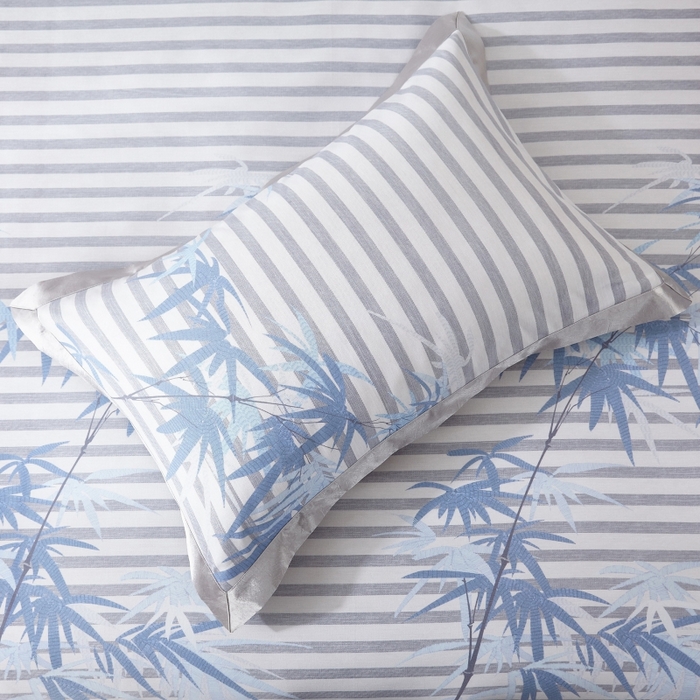 91家纺网 家纺一手货源 找家纺 威克凯丽 2024新款特价款竹语天丝软凉席三件套 芙谣