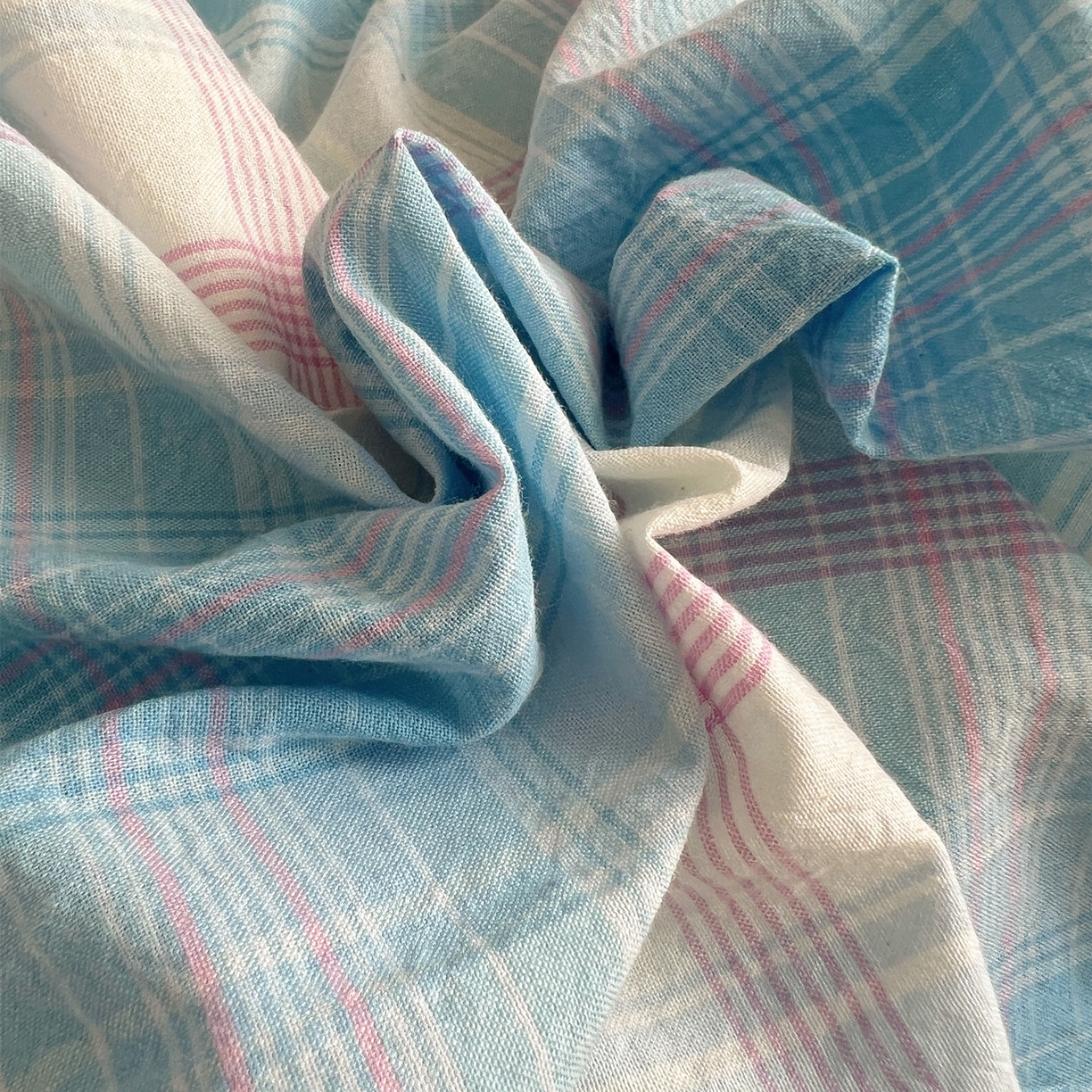 91家纺网 家纺一手货源 找家纺 丽涵家纺 2025新款全棉纯棉色织水洗棉刺绣婴幼儿童枕套枕套单件单枕套-儿童款 梦想-蓝