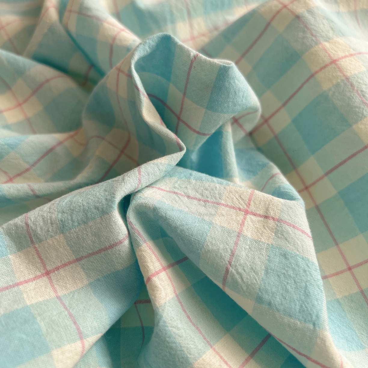 91家纺网 家纺一手货源 找家纺 丽涵家纺 2025新款全棉纯棉色织水洗棉刺绣单品枕套枕套单件单枕套-常规单人款 尚格-蓝