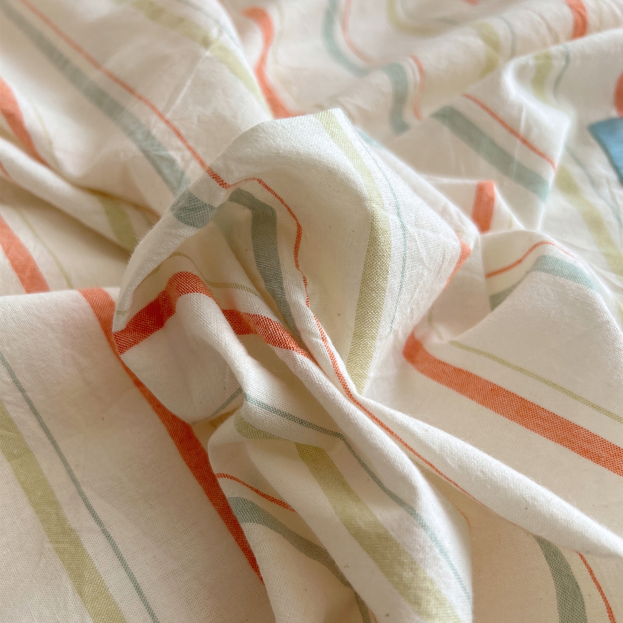 91家纺网 家纺一手货源 找家纺 丽涵家纺 2025新款全棉纯棉色织水洗棉刺绣单品枕套枕套单件单枕套-常规单人款 韵律-绿