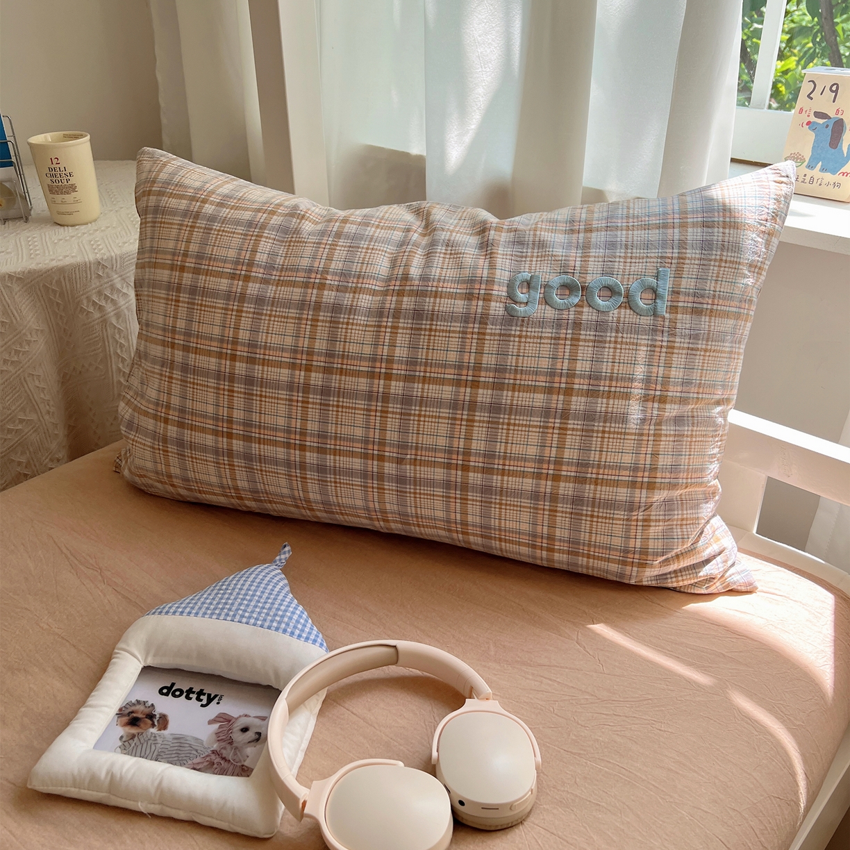 91家纺网 家纺一手货源 找家纺 丽涵家纺 2025新款全棉纯棉色织水洗棉刺绣单品枕套枕套单件单枕套-常规单人款 青春