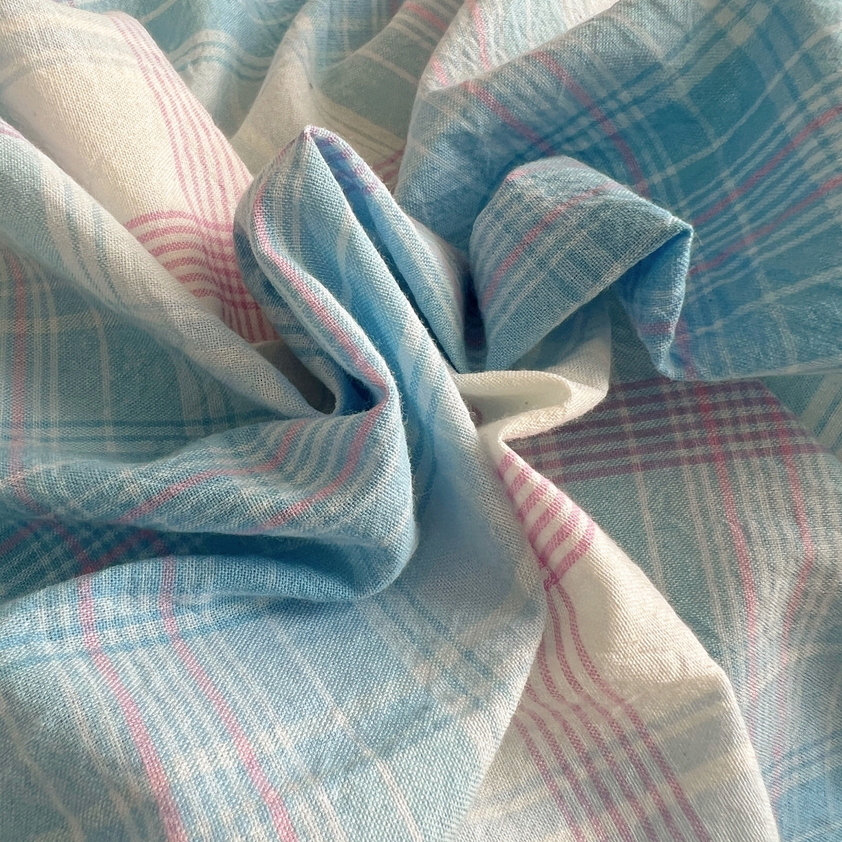 91家纺网 家纺一手货源 找家纺 丽涵家纺 2025新款全棉纯棉色织水洗棉刺绣单品枕套枕套单件单枕套-常规单人款 梦想-蓝