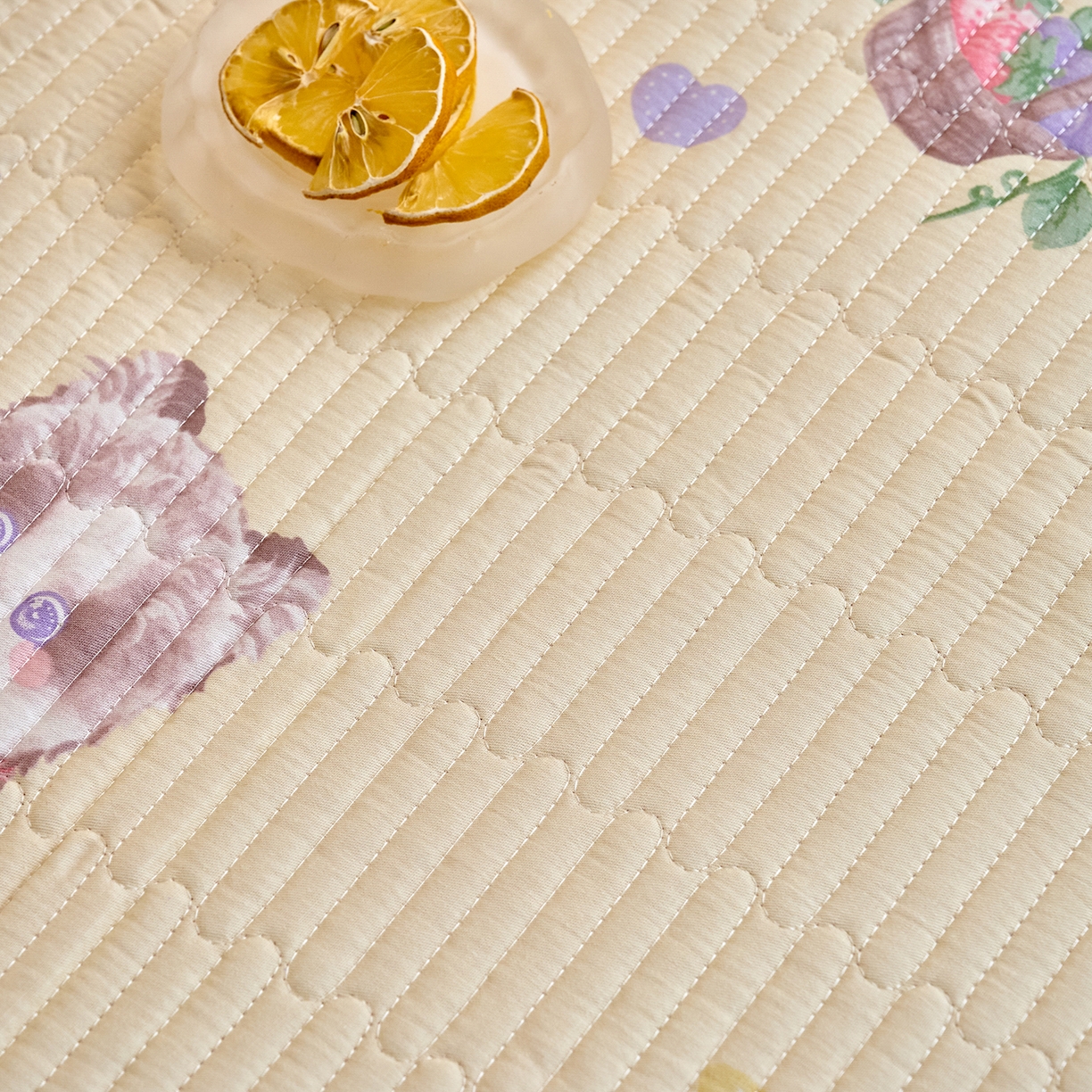 91家纺网 家纺一手货源 找家纺 X猫先生 2025小清新全棉学生床盖-新增花型 泫雅猫咪