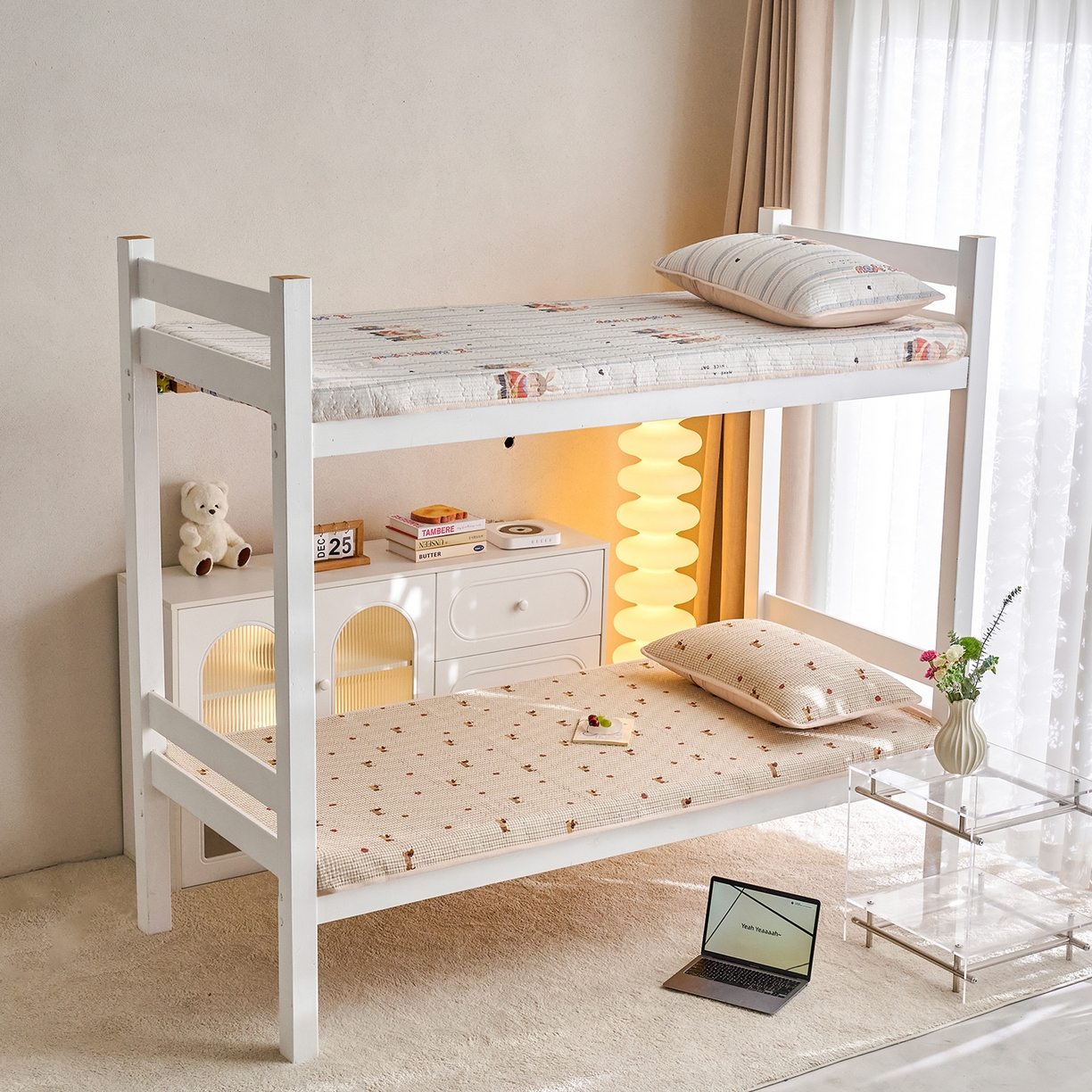 91家纺网 家纺一手货源 找家纺 X猫先生 2025小清新全棉学生床盖-新增花型 快乐追梦