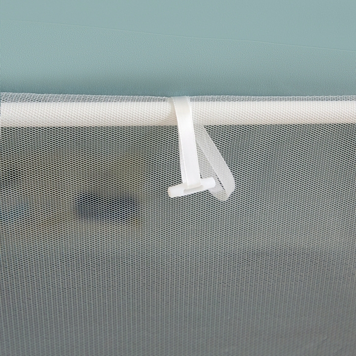 91家纺网 家纺一手货源 找家纺 世婕 2025新款高精密梭织强遮光学生宿舍卡通蚊帐 梭织-柿柿如意