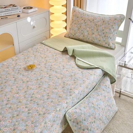 X猫先生 2025小清新全棉学生床盖-新增花型 向云端