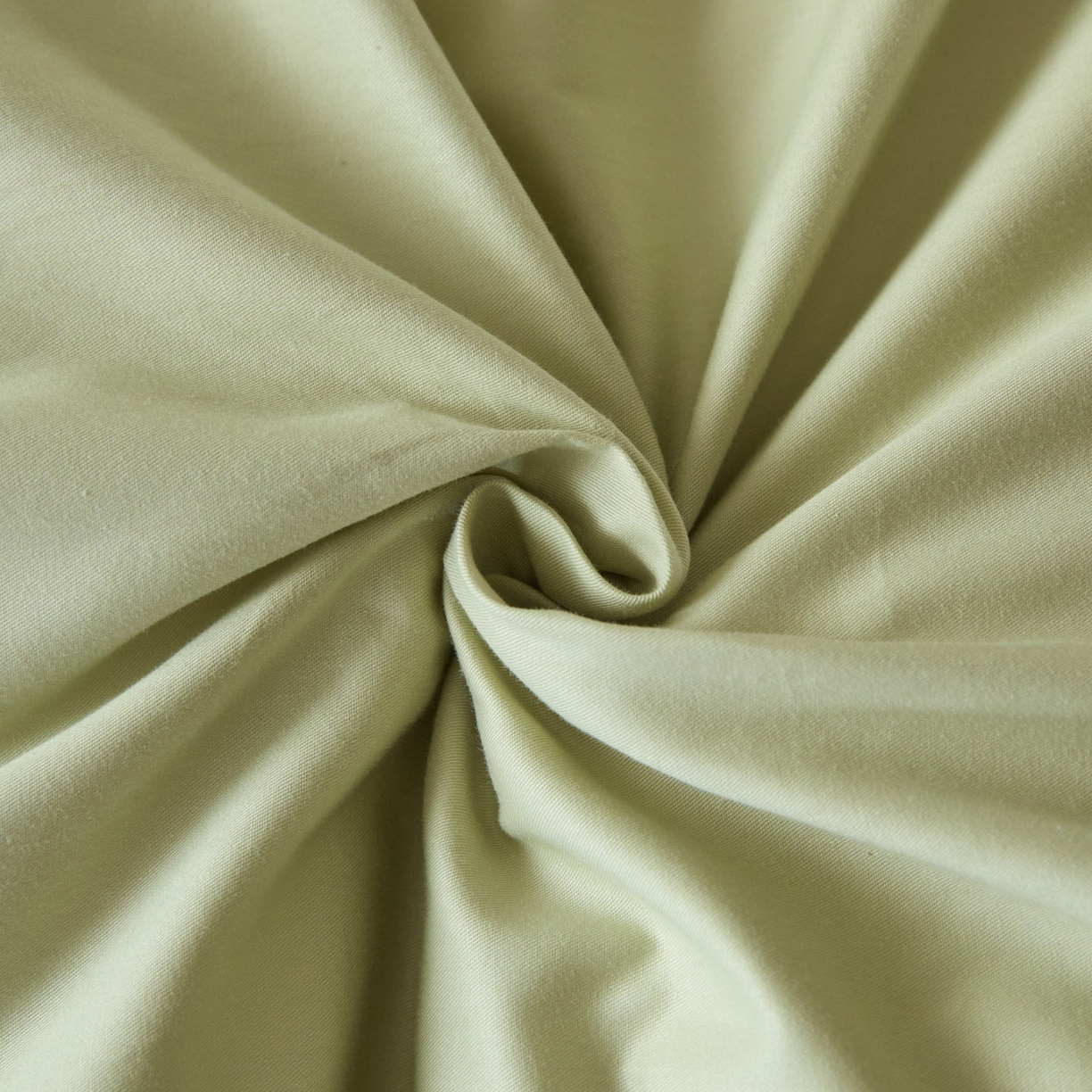 91家纺网 家纺一手货源 找家纺 乐美家纺 2025新款全棉双拼单被套 豆绿+米杏