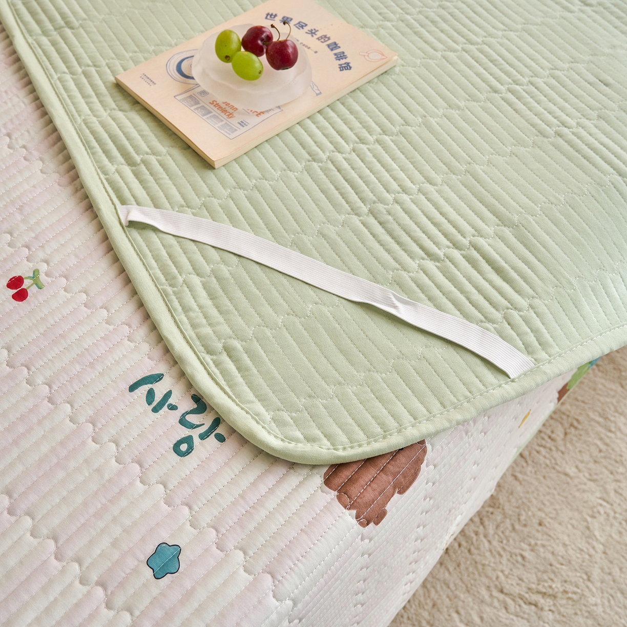 91家纺网 家纺一手货源 找家纺 X猫先生 2025小清新全棉学生床盖-新增花型 奇趣森林