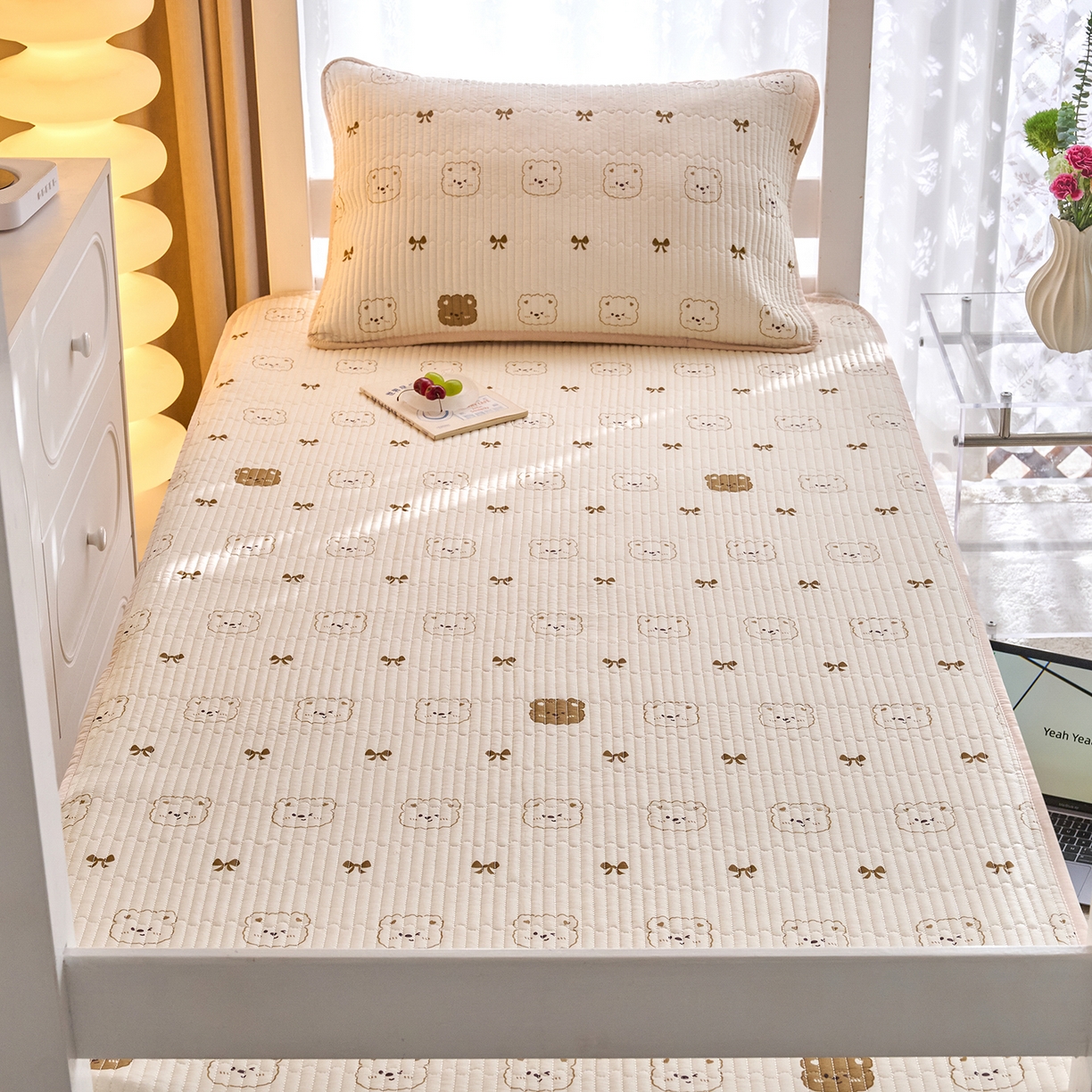 91家纺网 家纺一手货源 找家纺 （总）X猫先生 2025小清新全棉学生床盖-新增花型