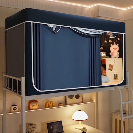 91家纺网 家纺一手货源 找家纺 （总）世婕 2025新款高精密梭织强遮光宿舍卡通学生蚊帐