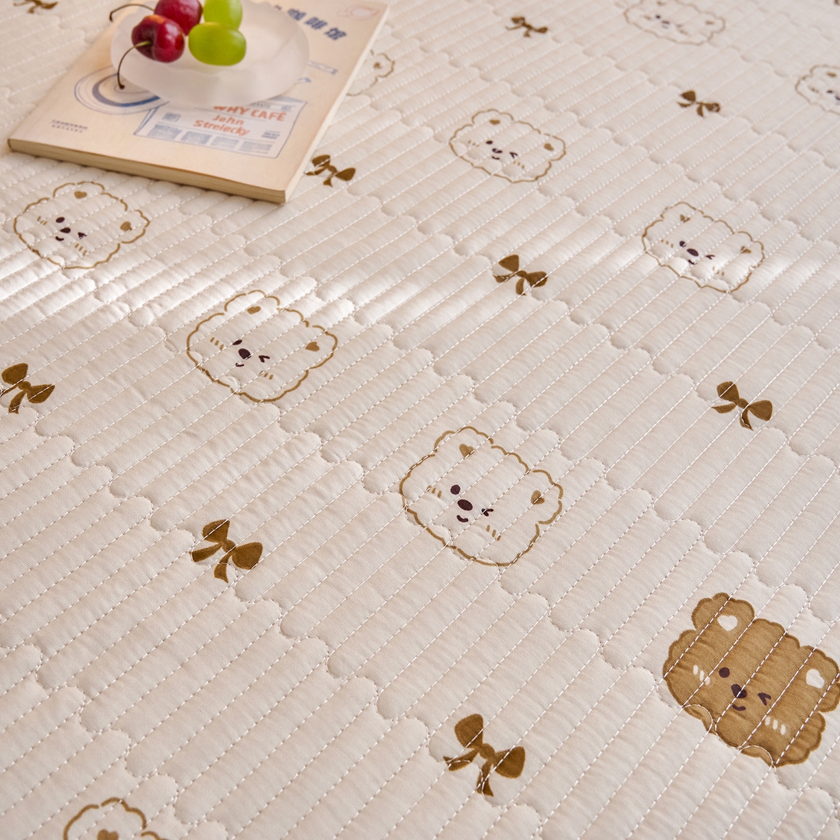 91家纺网 家纺一手货源 找家纺 （总）X猫先生 2025小清新全棉学生床盖-新增花型