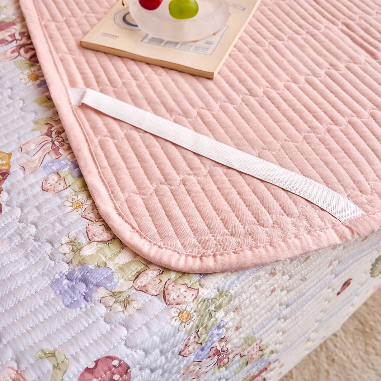 91家纺网 家纺一手货源 找家纺 X猫先生 2025小清新全棉学生床盖-新增花型 小羊肖恩