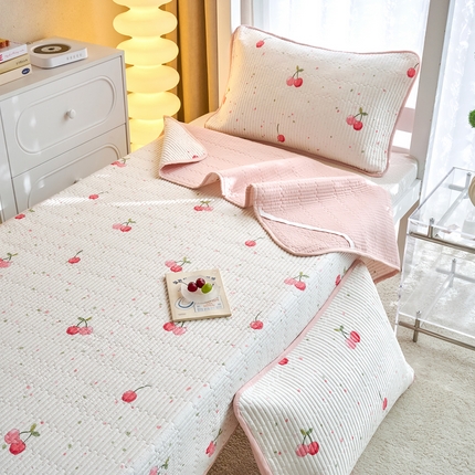 91家纺网 家纺一手货源 找家纺 （总）X猫先生 2025小清新全棉学生床盖-新增花型