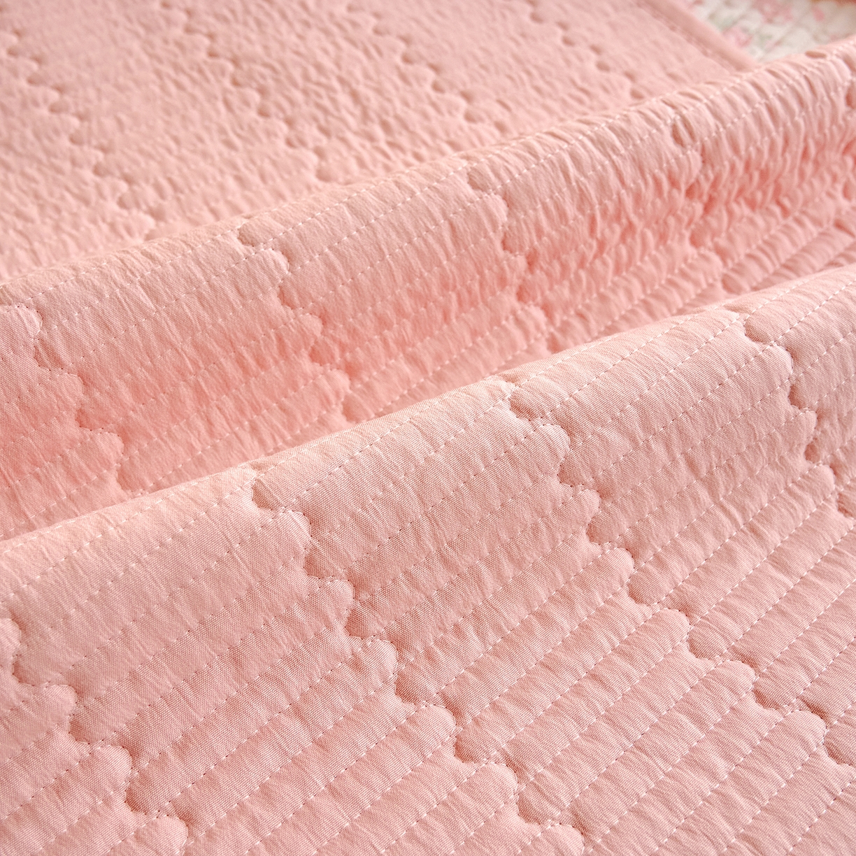 91家纺网 家纺一手货源 找家纺 X猫先生 2025小清新全棉学生床盖-新增花型 暮雨花朝