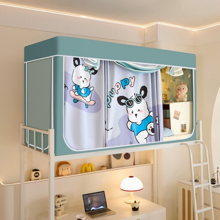 世婕 2025新款高精密梭织强遮光学生宿舍卡通蚊帐 梭织-运动小子