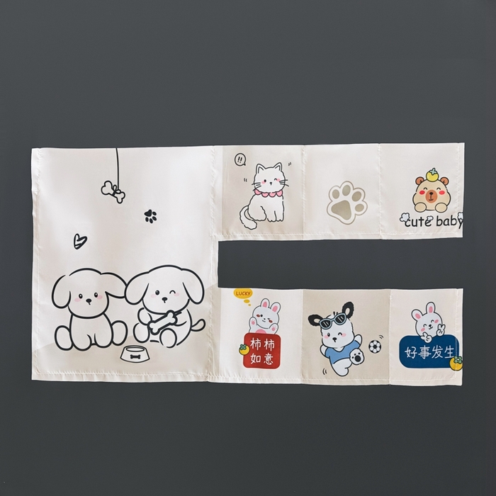 91家纺网 家纺一手货源 找家纺 世婕 2025新款高精密梭织强遮光学生宿舍卡通蚊帐 梭织-深灰