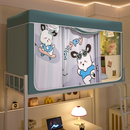 91家纺网 家纺一手货源 找家纺 （总）世婕 2025新款高精密梭织强遮光宿舍卡通学生蚊帐